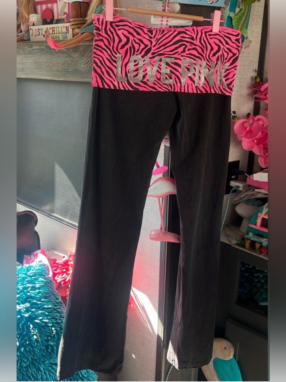 VS Fold Over Flare  Leggings